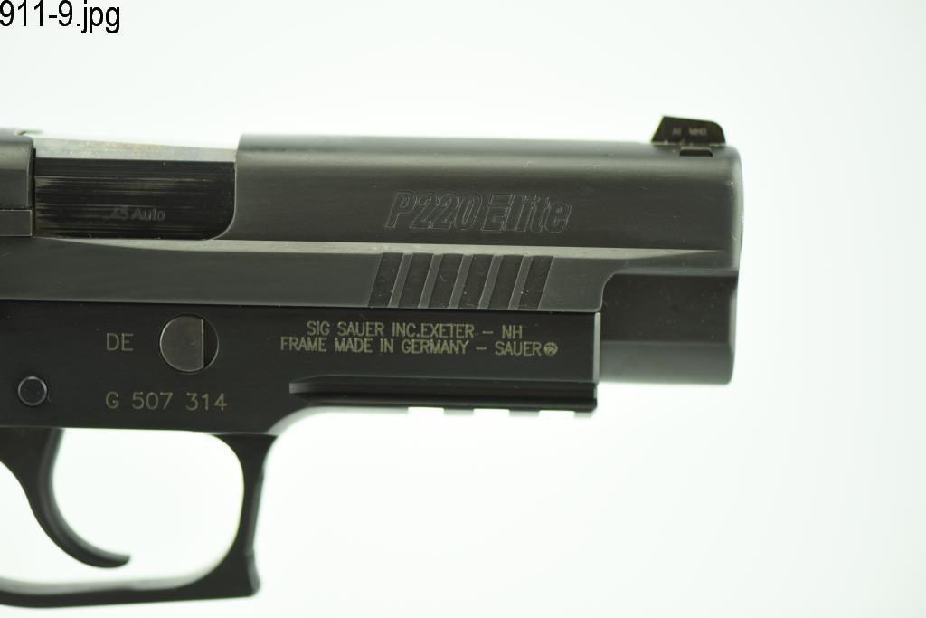 Lot #911 - Sig Sauer P220 ELITE SA Pistol