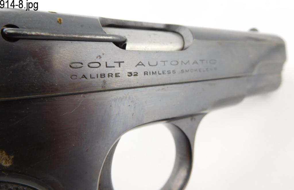 Lot #914 - Colt 1903 Type 3, Mod M Pistol