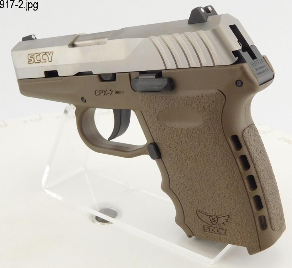 Lot #917 - SCCY Industries  CPX2 SA Pistol (NIB)