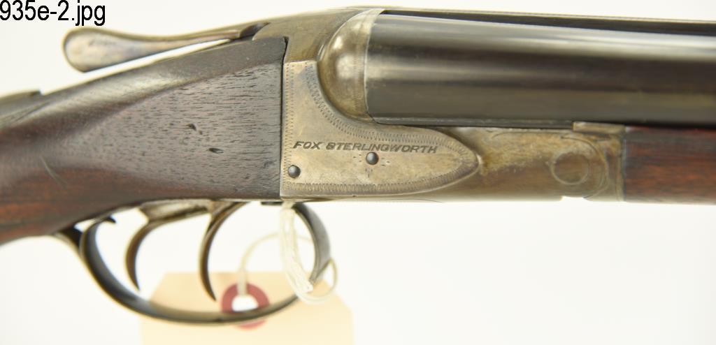 Lot #935E - Fox  Sterlingworth SXS Shotgun