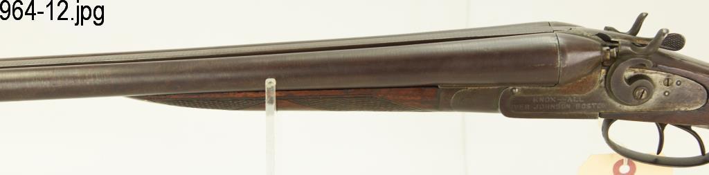 Lot #964 - Iver-Johnson  "Knox-All" SxS Shotgun