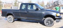 900C - 2001 Ford F150 Extended Cab 4x4, Triton V8, automatic, rear ex-cab opening doors, trac rack