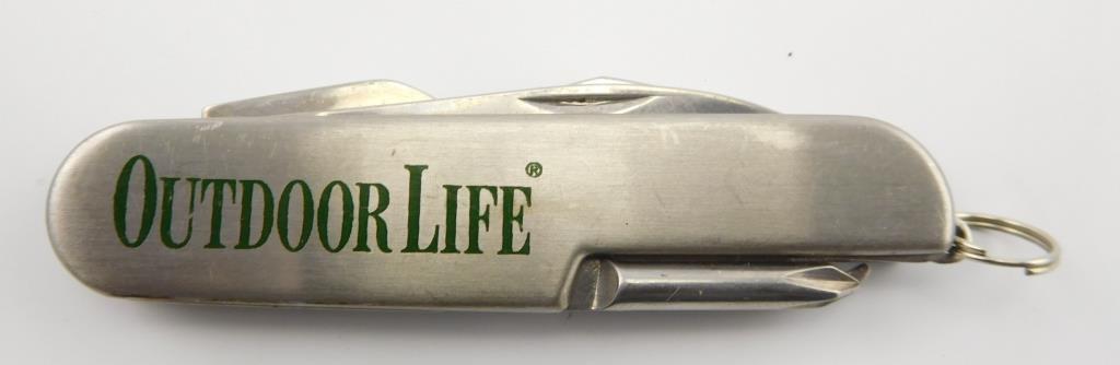 Lot #12 - (4) Outdoor Advertising Pen Knives to include: Rocky Mountain Elk Foundation,  Outdoor