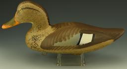 Lot 3309 - Pair of Capt. Harry Jobes, Aberdeen, MD Gadwall decoys Hen and Drake in Original