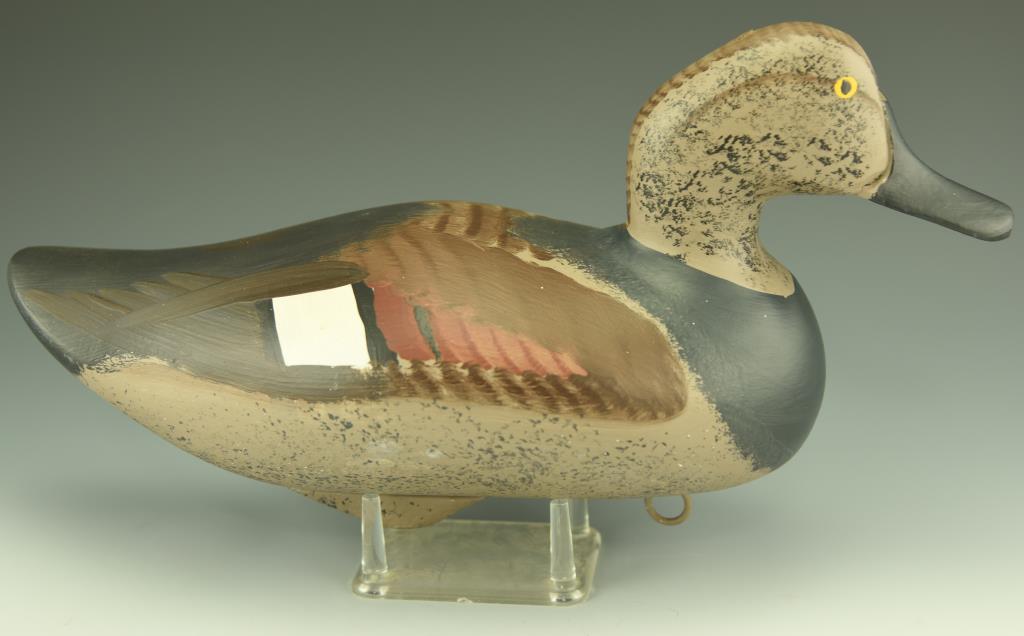 Lot 3309 - Pair of Capt. Harry Jobes, Aberdeen, MD Gadwall decoys Hen and Drake in Original