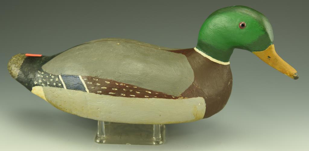 Lot 3313 - Mallard Drake decoy unsigned 