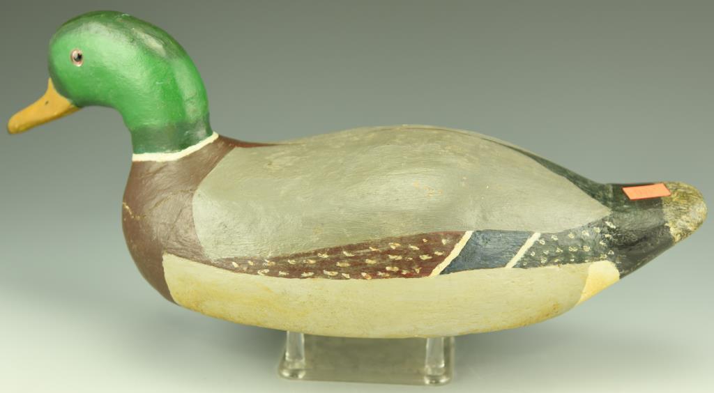 Lot 3313 - Mallard Drake decoy unsigned 