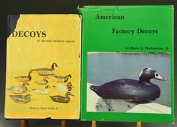 Lot 3390 - Decoys of the Mid-Atlantic Region by Henry Fleckenstein Jr. signed by Author  1982,