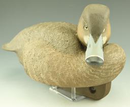 Lot 3481E - (2) Pairs of Mike Smyser 2000 Redhead decoys and hen and drake signed and  numbered