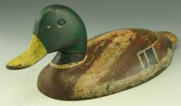 Lot 3491 - Cast metal Mallard Drake wing duck in original paint