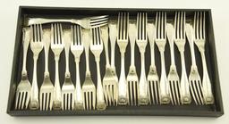 Lot 1235 - (52) Pieces of S. Kirk & Son King pattern sterling silver flatware (62.7 ozt not