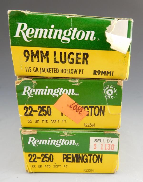 Lot #106 - (35) rounds of Remington 22-250 REM, 55 GR, PTD, Soft Point, (35) rounds of  Remington