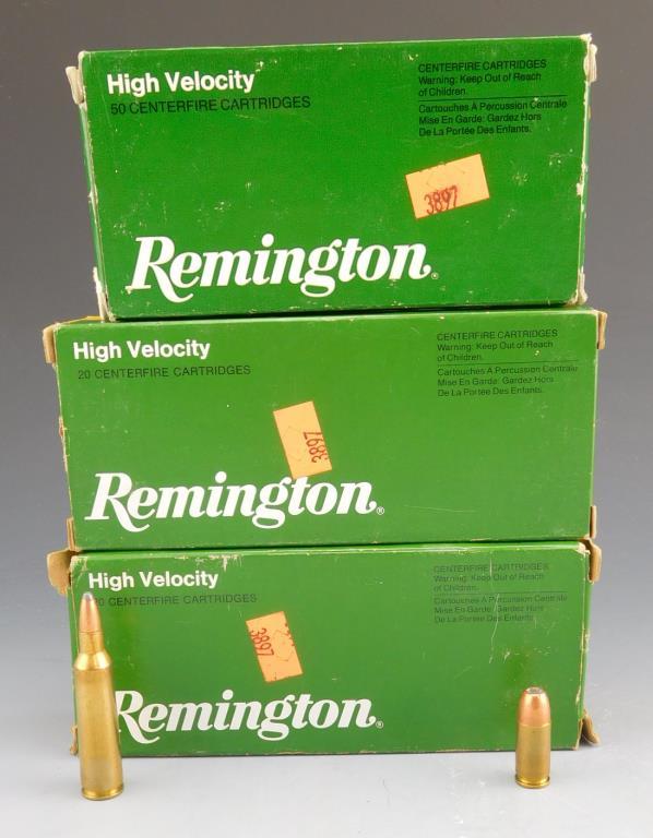 Lot #106 - (35) rounds of Remington 22-250 REM, 55 GR, PTD, Soft Point, (35) rounds of  Remington