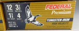 Lot #129 - (50) rounds of Federal Premium Tungsten-Iron, 12 GA, 3 ½ in, 4 Shot