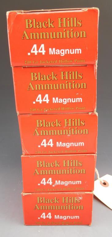Lot #130 - (250) rounds of Black Hills Ammunition, 44 MAG, 240 GR, JHP