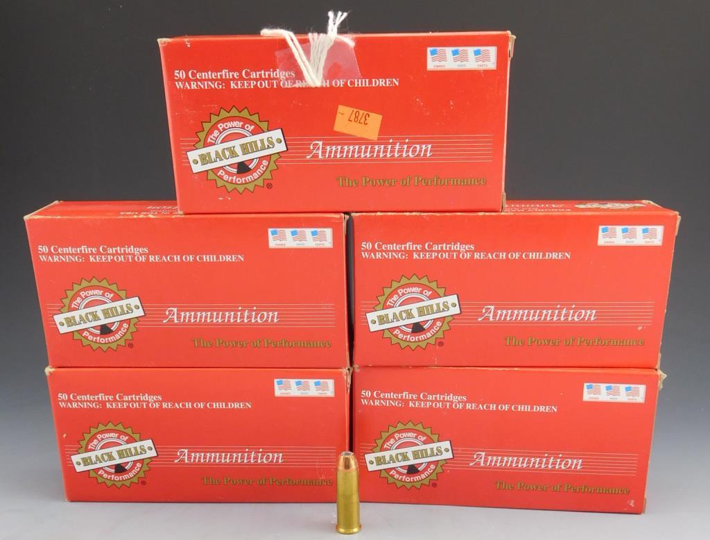 Lot #130 - (250) rounds of Black Hills Ammunition, 44 MAG, 240 GR, JHP