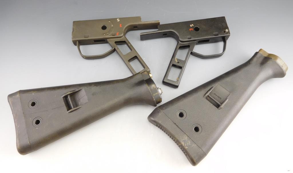Lot #169 - (2) H&K 91  SE and SEF (no trigger parts), (2) Butt stocks, (2) forearms,  (recoil