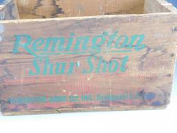 Lot #297 - Vintage Remington Shur shot, shotgun ammo crate