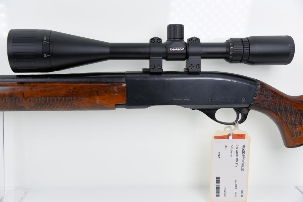 Remington Arms Co 742 Woodsmaster Semi Auto Rifle