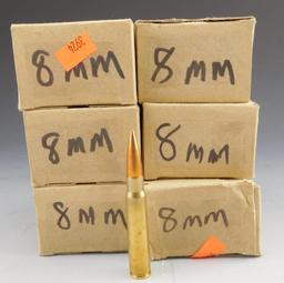 Lot #61 - (+ or – 100) rounds of 8 mm Rifle Ammo 