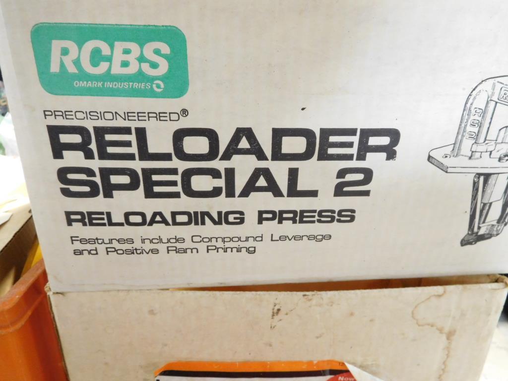 Lot #9 -  RCBS Reloader Special 2 Reloading press, Lyman Turbo Tumbler, Forster Products  Preci