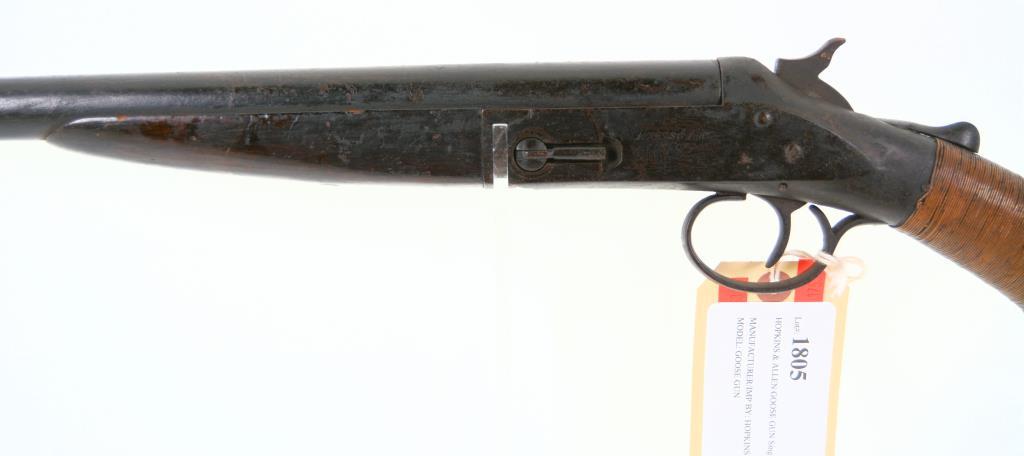 HOPKINS & ALLEN GOOSE GUN Single Shot Shotgun