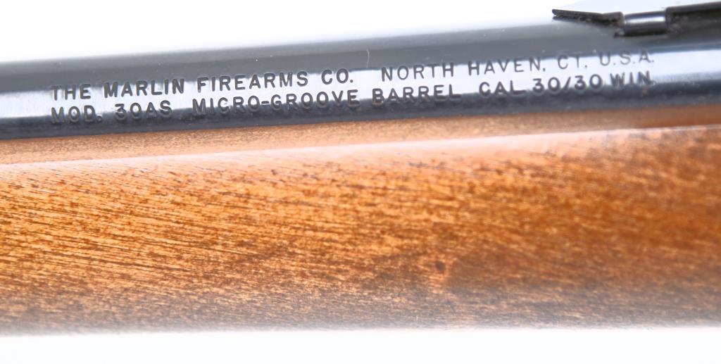 MARLIN FIREARMS CO 30 AS Lever Action Rifle