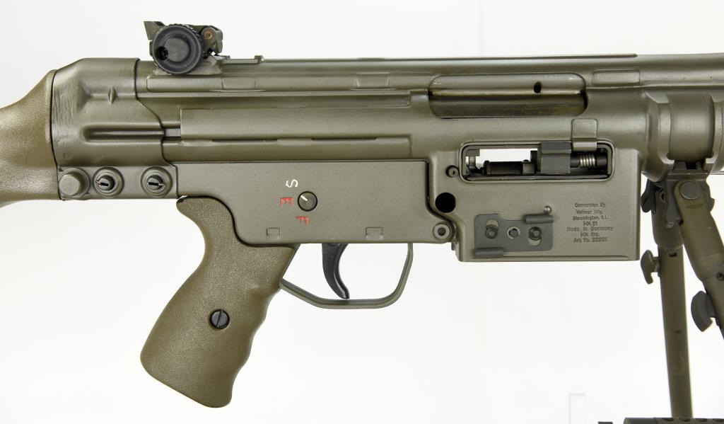 Heckler & Koch/Vollmer Manufacturing HK 21 Conv from HK91 SN#: A047072. Mfg. Listed on form 4 is