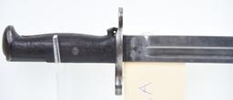 Lot 656b - 1906 Dated Springfield Armory Bayonet for a 1903 US Military Bolt Action Rifle. SN#