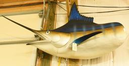 Blue Marlin Half Mount of Approx. 350 Lb Blue Marlin. Approx. 6' in length. THIS ITEM IS  NOT S