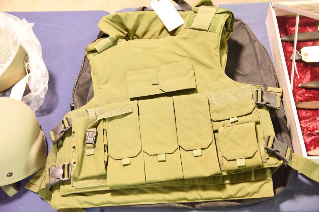 Lot #16 - Hagor Industries HPV 1600/50AM Level IIIA Personal Body Armor Vest with Teflon storage