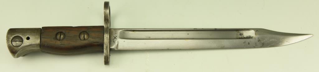 Lot #19 - Australian L1A2 12” bayonet with sheath