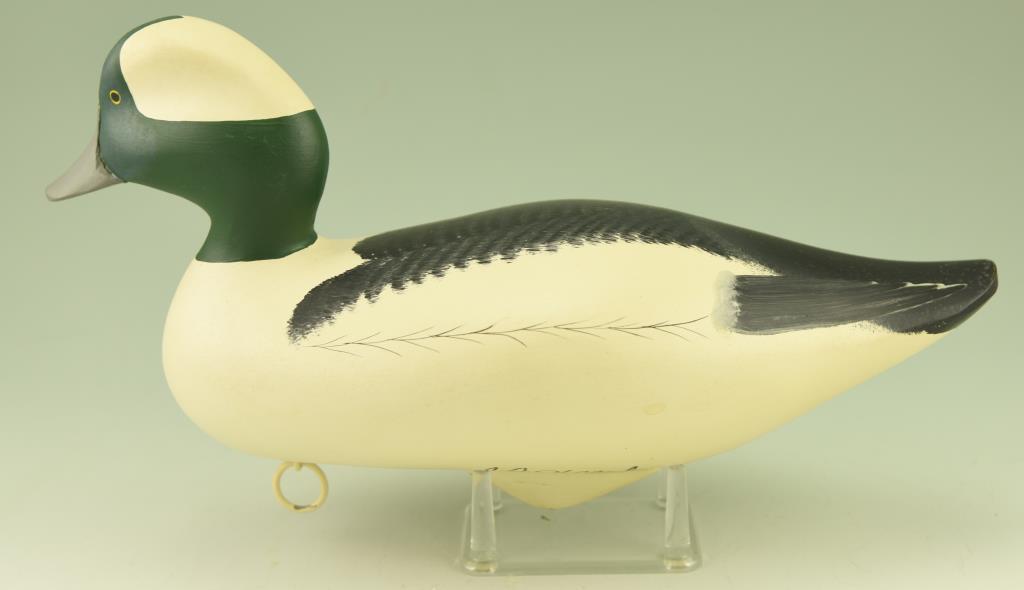 Lot #167 - Pair of John H. Clarke, Havre de Grace, MD buffleheads hen and drake signed and dated