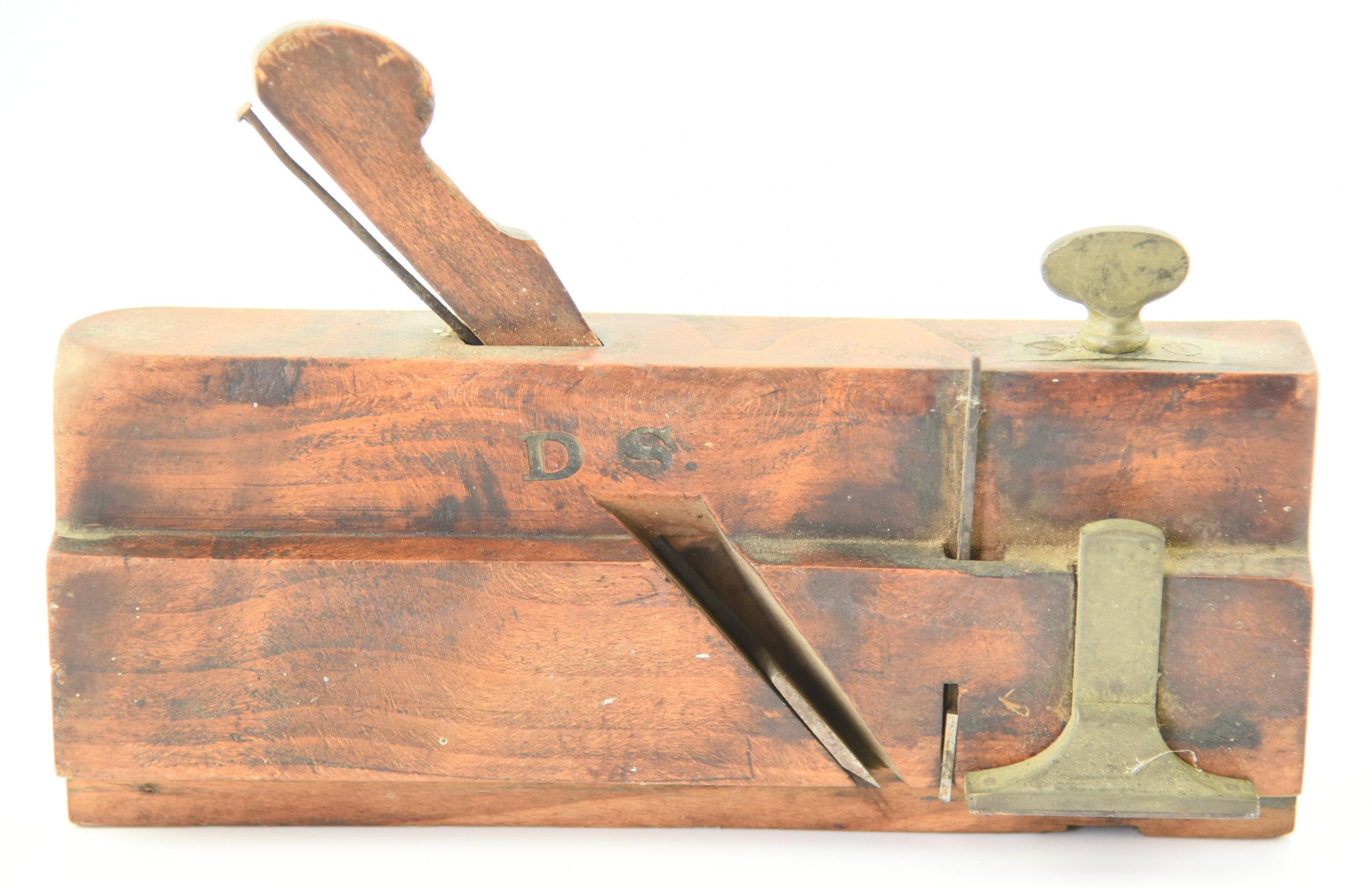 Lot #367 - Olsen Brothers 19th Century wooden hand plane, T. Banbury 19th Century wooden finishing