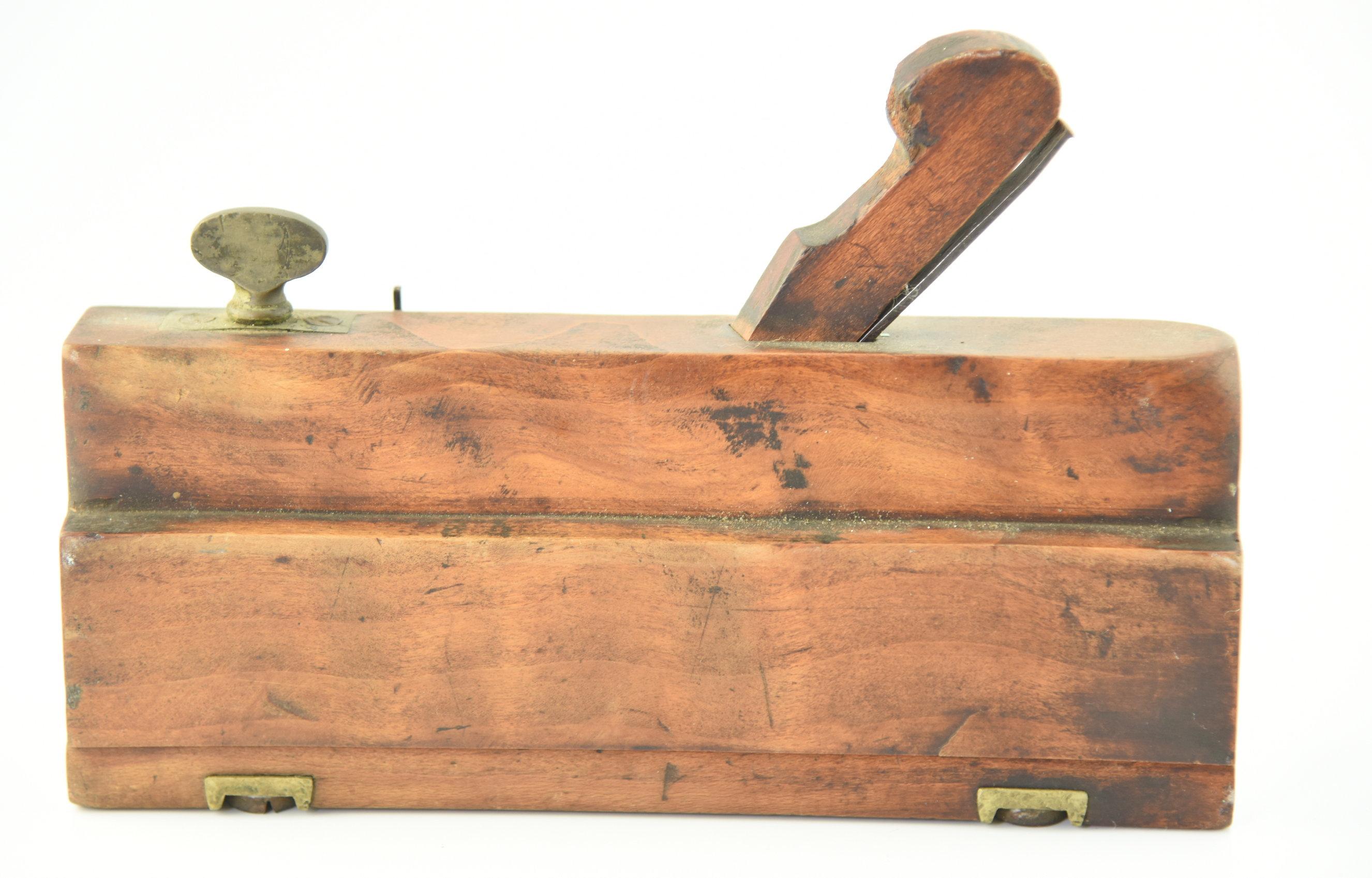 Lot #367 - Olsen Brothers 19th Century wooden hand plane, T. Banbury 19th Century wooden finishing