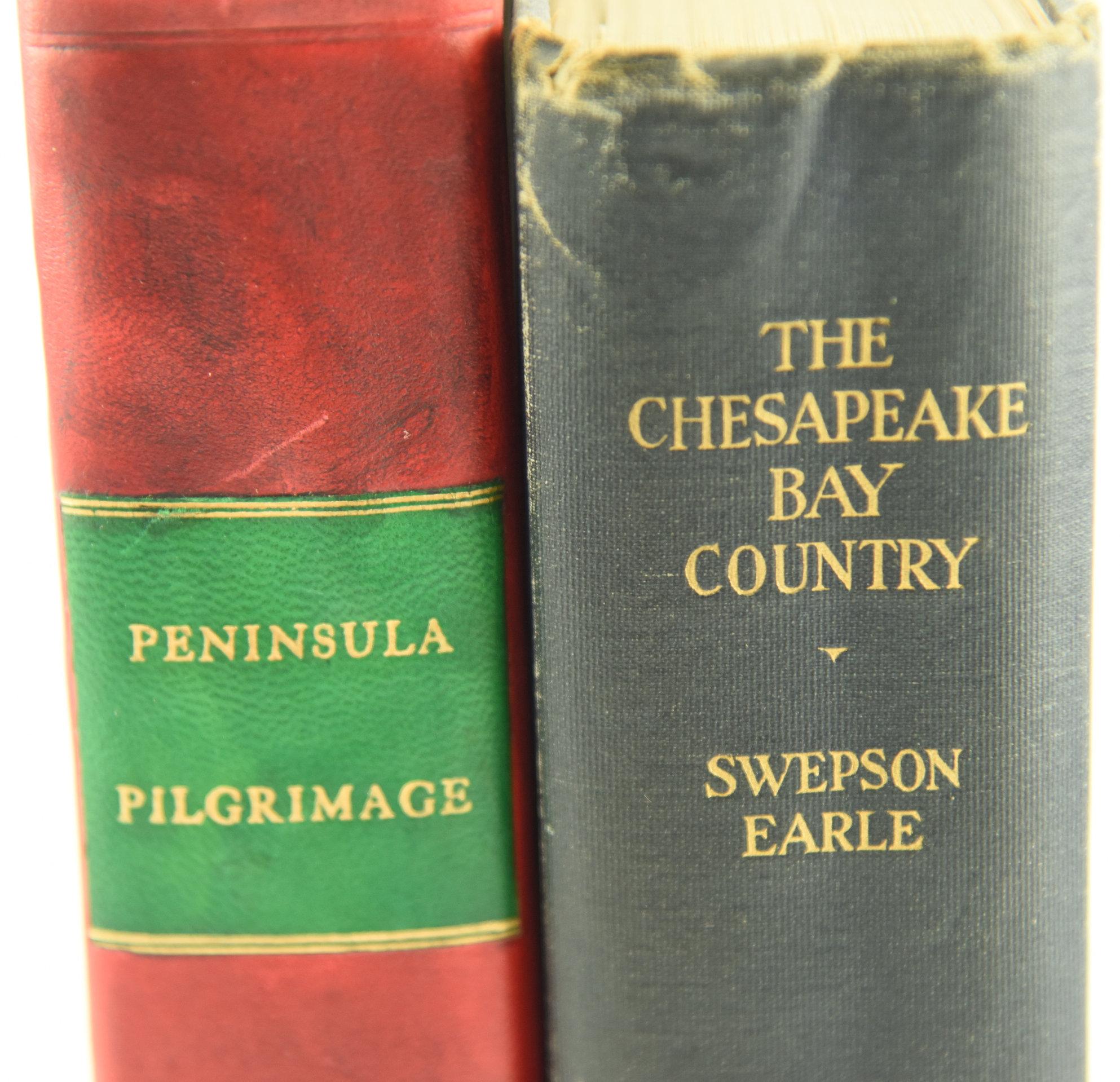 Lot #648 - Two Eastern Shore Books to Include: “The Chesapeake Bay Country by Swepson Earle