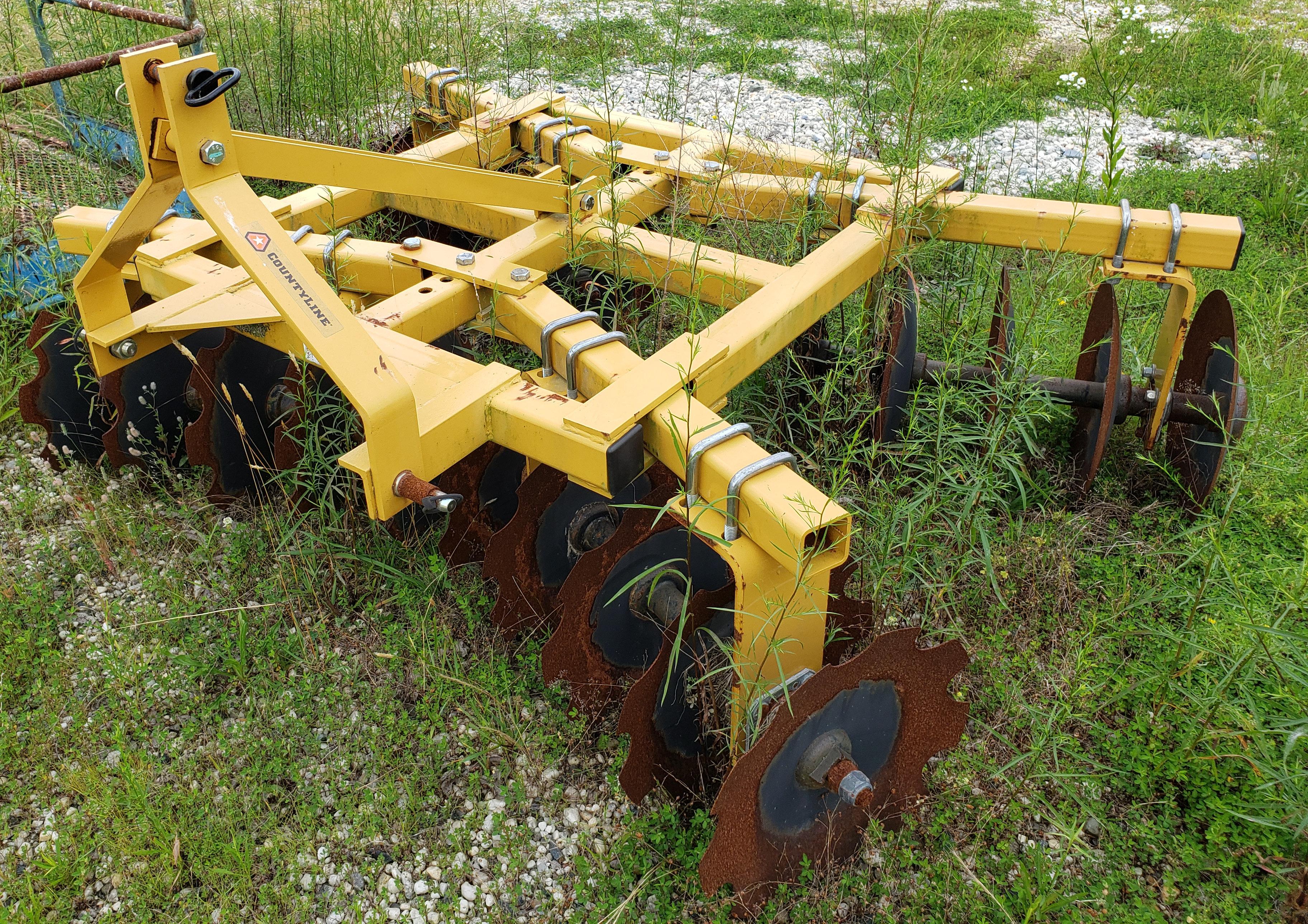 Lot #10 -Countyline Mdl HDD, Heavy-Duty 20-Blade 7' Tillage Disc, PTO HP Rating: 30-55, Height: