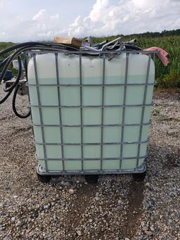 275 Gallon DEF Poly Tank in Metal Cage Tank sold by True Blue and includes 275+ Gallons of Diesel