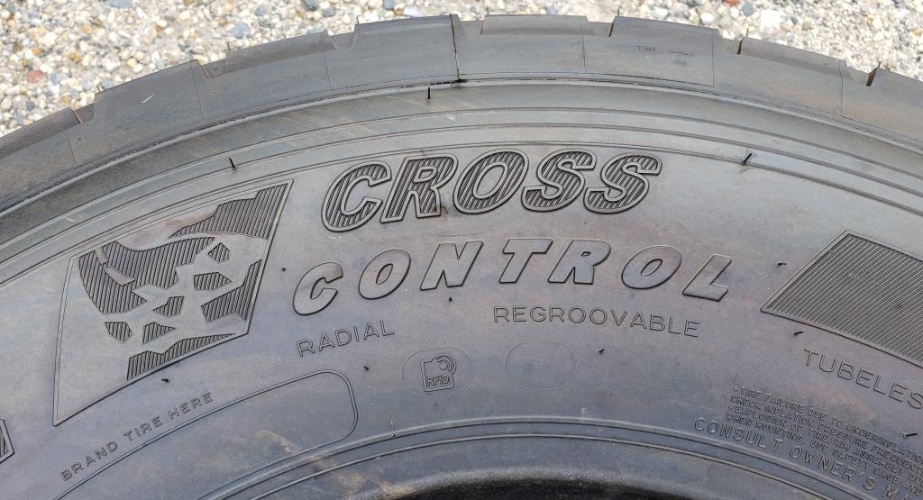 2 New BF Goodrich 385/65 R 225 S Cross Control Unmounted Radial Regroovable Tubless tires. Max