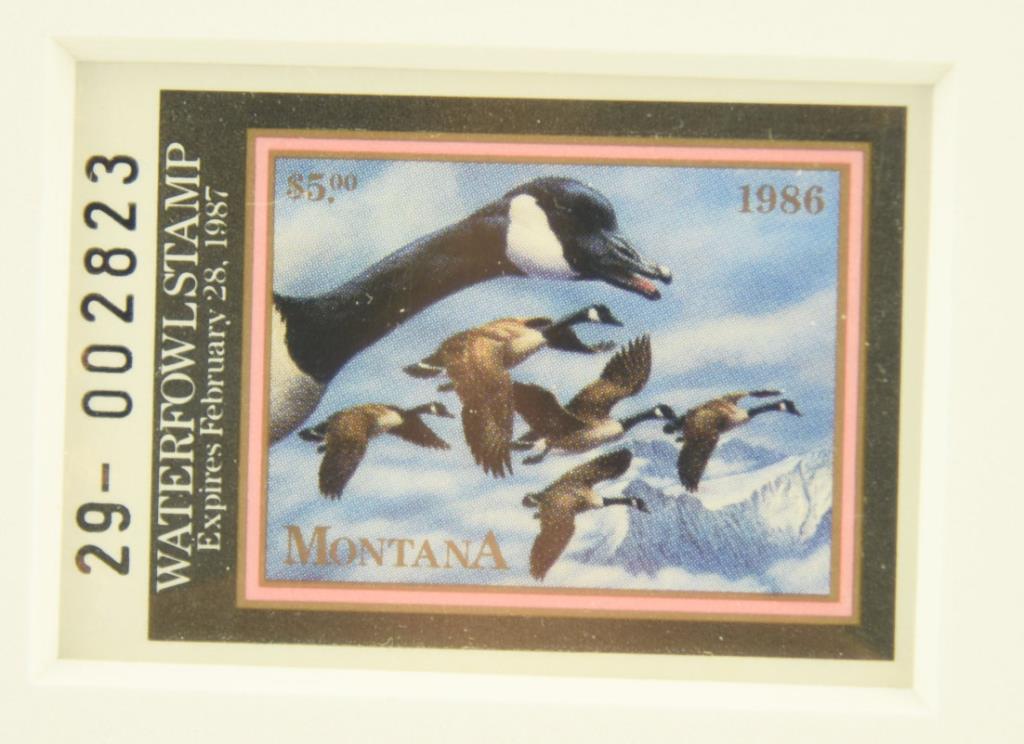 Lot #310 - (2) 1985 First of Canada Wild Habitat Limited Edition stamp print by Robert Bateman,