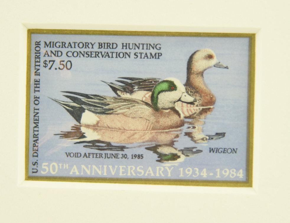 Lot #311 - 1985 Canada First of State Wildlife Habitat Stamp print by Robert Bateman, First of