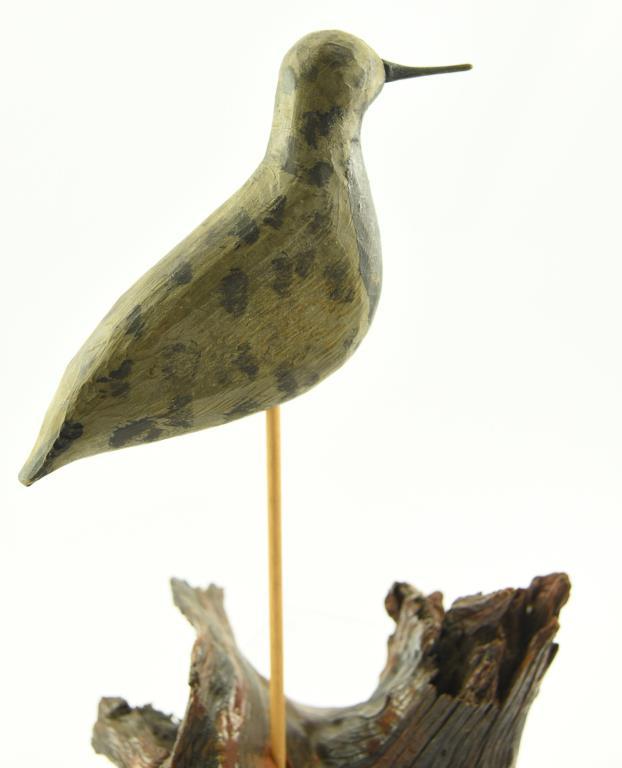 Lot #351 - (2) Early working Plover decoys (from the Mort Kramer Collection)