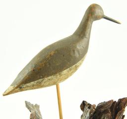 Lot #356 - Primitive Plover stamped the Barb Johnson Collection (from the Mort Kramer Collection)