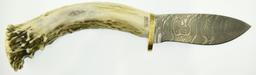 Lot #14 - Silver Stag Crown Twist Knife in Box (DCT3.5) Twist Pattern - Drop Point Blade Design