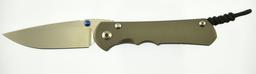 Lot #31 - Chris Reeve Large Inkosi Folding Knife with Box & P/W. Overall Length:  8.39", Closed