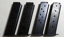 Lot #817 - (4) 10 Round 9mm magazines for Walther P38