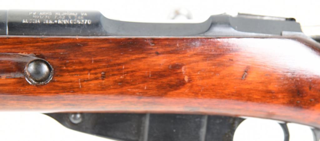 Lot #1649 - Monsin Nagant/Imp By Pw Arms 1891/30 Bolt Action Rifle SN# 91447 7.62X54R
