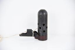 Lot #1673b - Swedish Mauser M96 screw on practice round firing device and approx 60  rds of