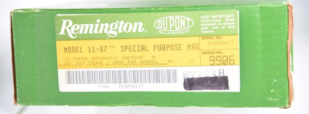 Lot #1687 - Remington Arms Co 11-87 Special Purpose Mag Semi Auto Shotgun SN# PC052437 12 GA