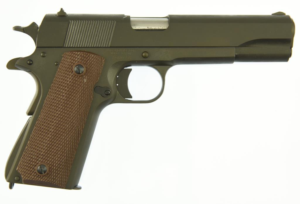 Lot #1696 - Auto Ordnance Corp 1911-A1 WWII Parkerized Semi Auto Pistol SN# AOA01953 .45 ACP